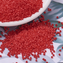 Бісер MIYUKI Delica DB0727 11/0, Opaque Vermillion Red, 1000шт/5г, (УТ100032407)