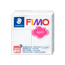 Полімерна Глина, FIMO Soft, Білий №0 (57г), (УТ100013490)